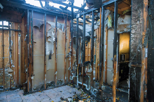 Professional Fire Damage Assessment technician working in Fair Oaks, GA